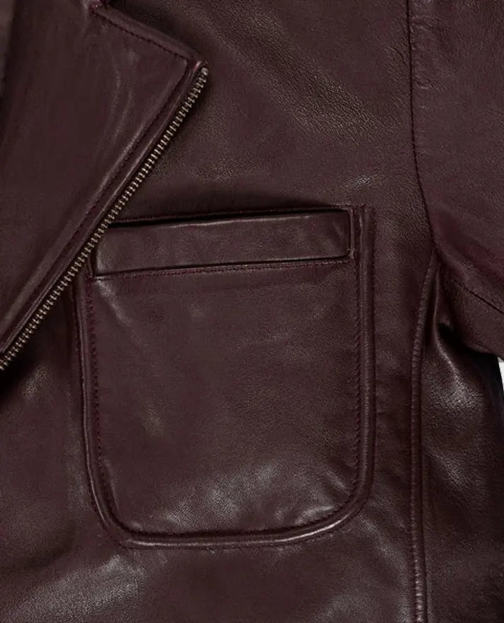 Robert Downey Jr Tony Stark Leather Blazer