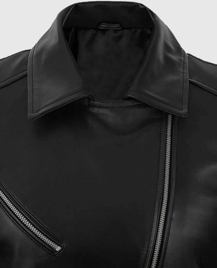 Adele Exarchopoulos Leather Jacket