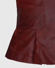 Katherine Heigl  Spanish Red Leather Jacket