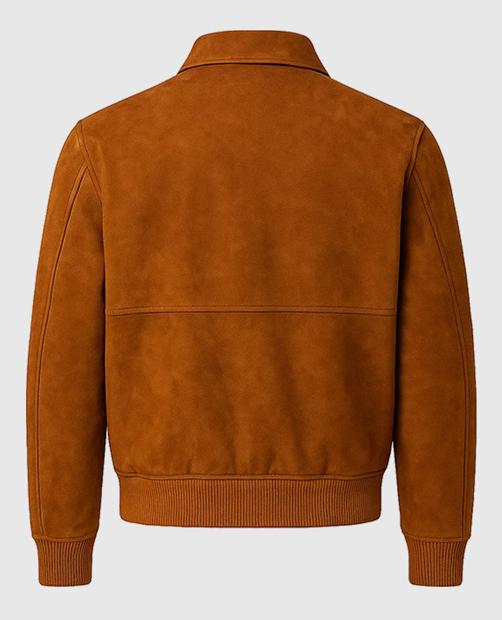 David Beckham Save Our Squad Suede Leather Jacket