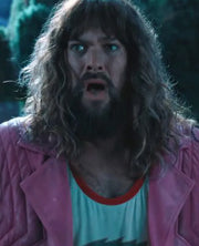 A Minecraft Movie Jason Momoa Pink Leather Jacket
