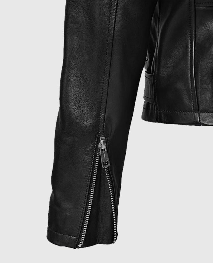 Lucy Hale Black Leather Jacket