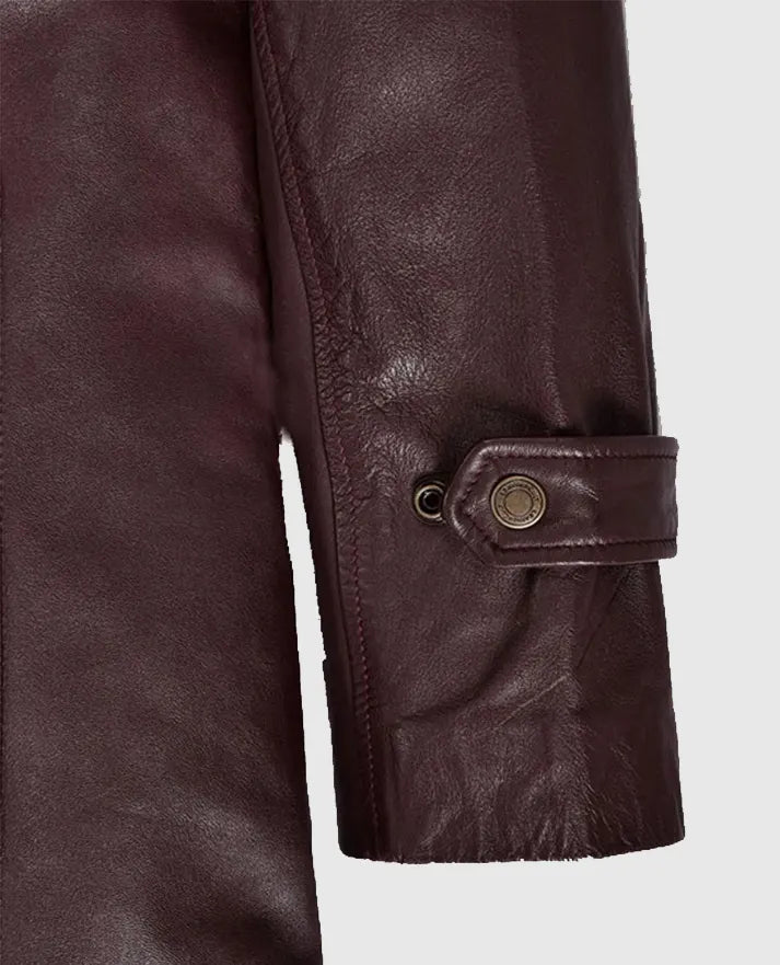 Robert Downey Jr Tony Stark Leather Blazer