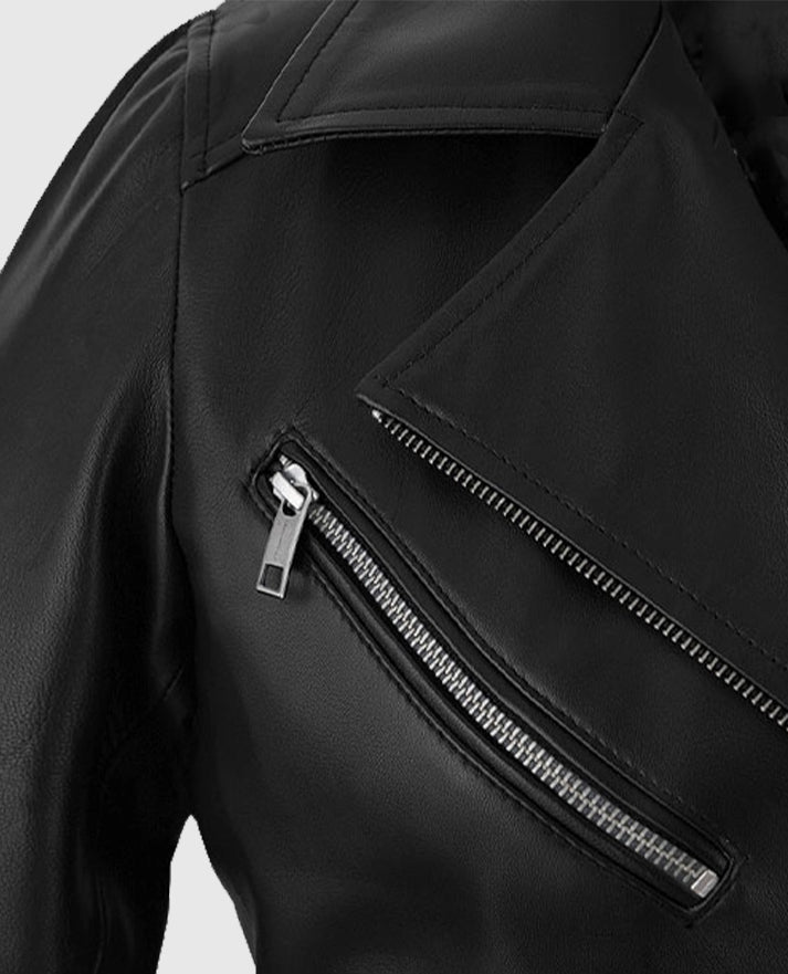 Adele Exarchopoulos Leather Jacket
