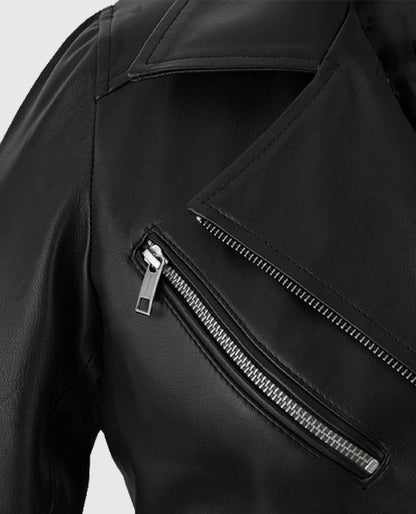 Adele Exarchopoulos Leather Jacket