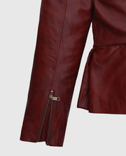Katherine Heigl  Spanish Red Leather Jacket