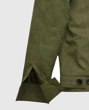 Ryan Reynolds Green Suede Jacket