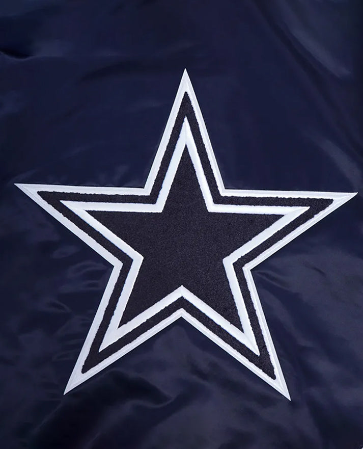 Dallas Cowboys Mashup Classic Rib Satin Jacket