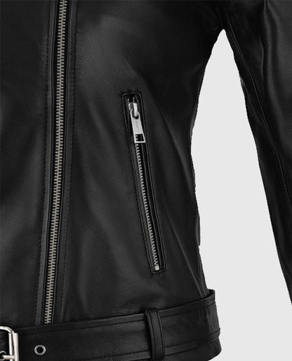 Adele Exarchopoulos Leather Jacket