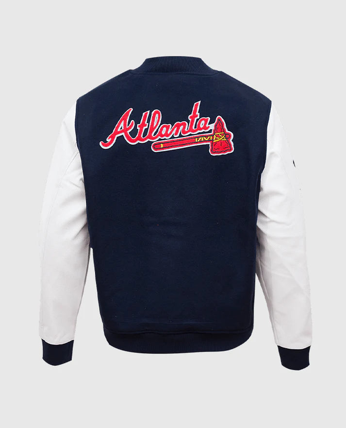 Atlanta Braves Men's Blue Varsity Jacket