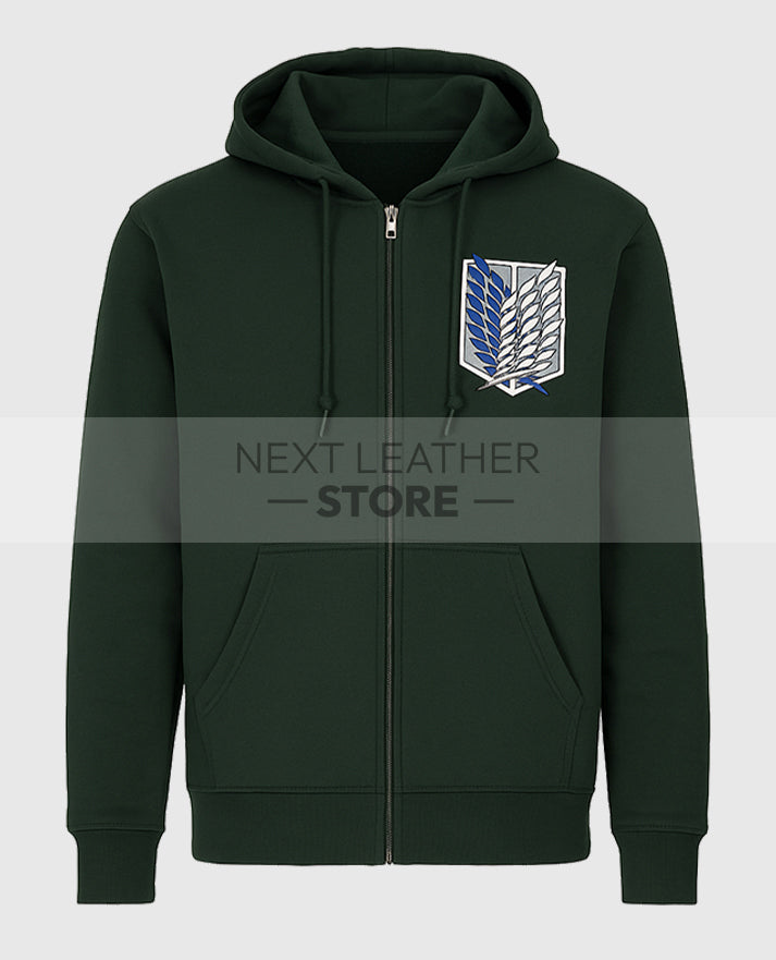 Attack On Titan Scout Regiment Green Hoodie