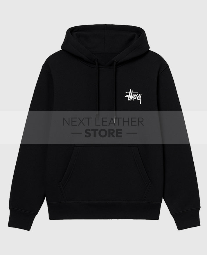 Basic Stussy Black Hoodie