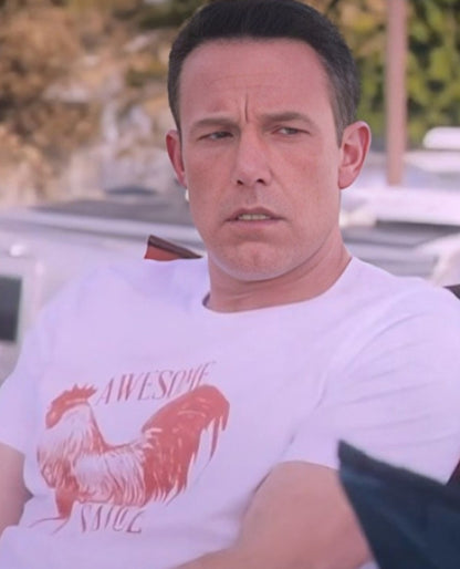 Ben Affleck The Accountant 2 White T-Shirt