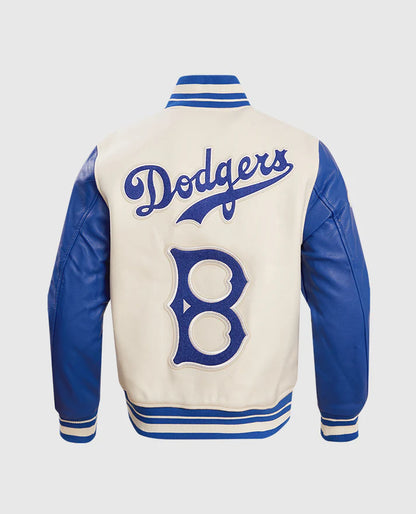 Brooklyn Dodgers Retro Classic Men's Rib Wool Varsity Jacket