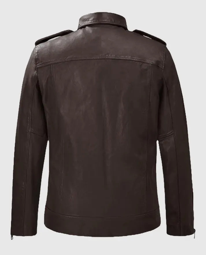  Brown Riding Rutland Leather Jacket