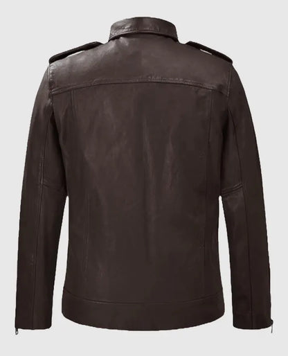  Brown Riding Rutland Leather Jacket