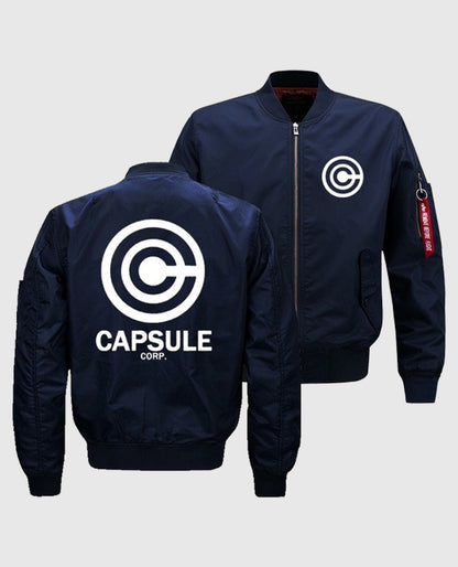 Capsule Corp Blue Bomber Jacket