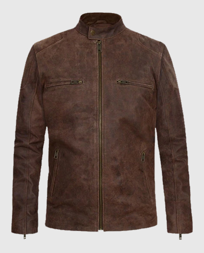 Captain America Civil War Chris Evans Brown Leather Jacket