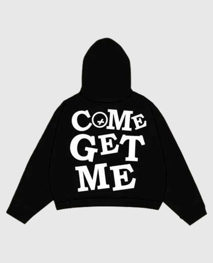 Come Get Me Black Pullover Hoodie