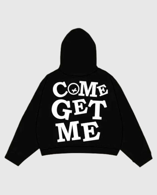 Come Get Me Black Pullover Hoodie