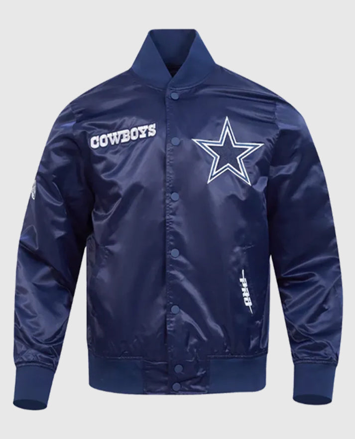 Dallas Cowboys Souvenir Satin Blue Jacket