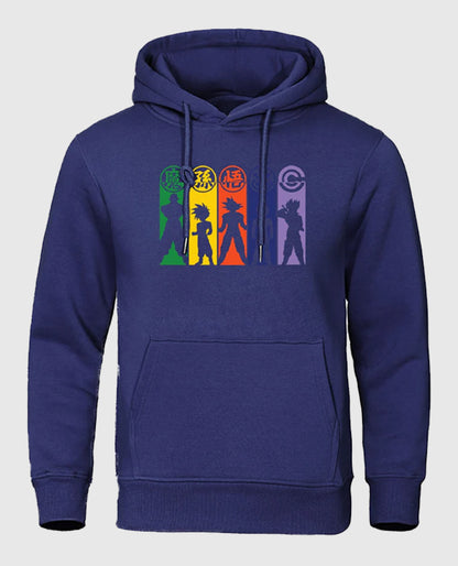 Dragon Ball Amazing Characters Dark Blue Hoodies