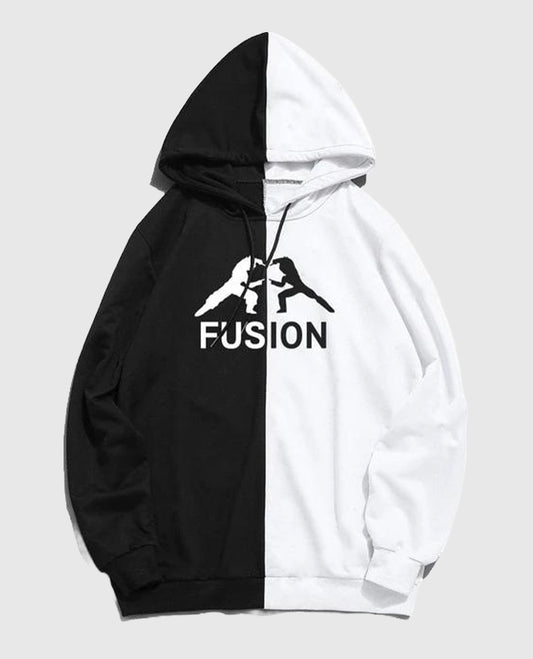 Dragon Ball Z Fusion Dance Black White Hoodie