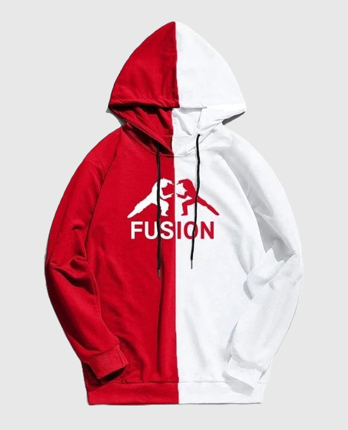 Dragon Ball Z Fusion Dance Red White Hoodie