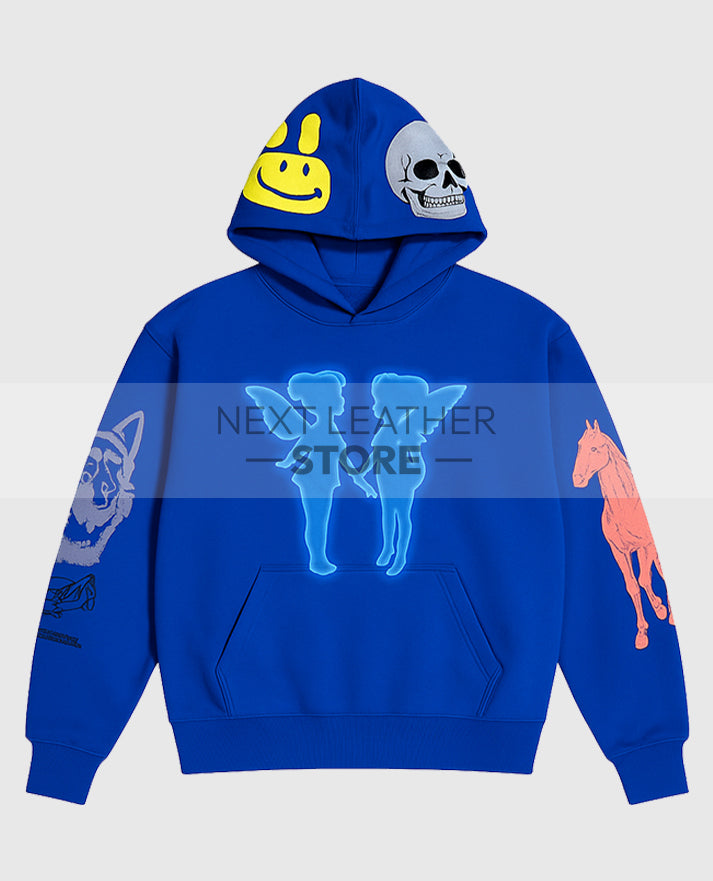 Drake Blue Pullover Hoodie