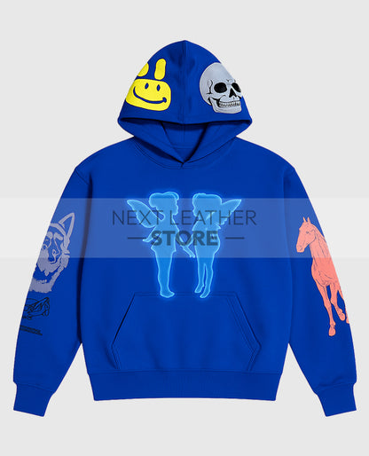 Drake Blue Pullover Hoodie
