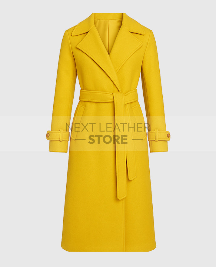 Elisabeth Sparkle The Substance Yellow Coat