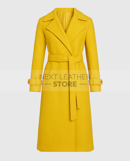 Elisabeth Sparkle The Substance Yellow Coat