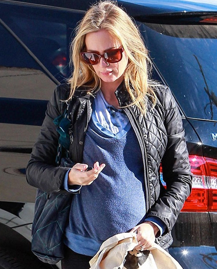 Emily Blunt Black Leather Jacket