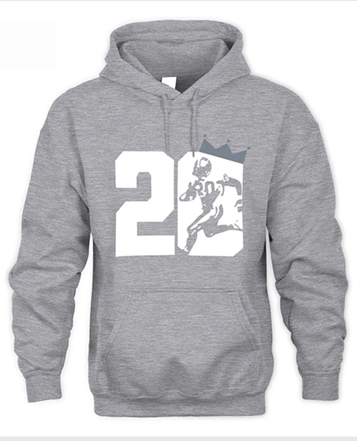 Eminem Barry Sanders Gray Hoodie
