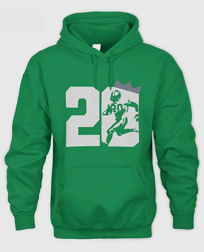 Eminem Barry Sanders Green Hoodie