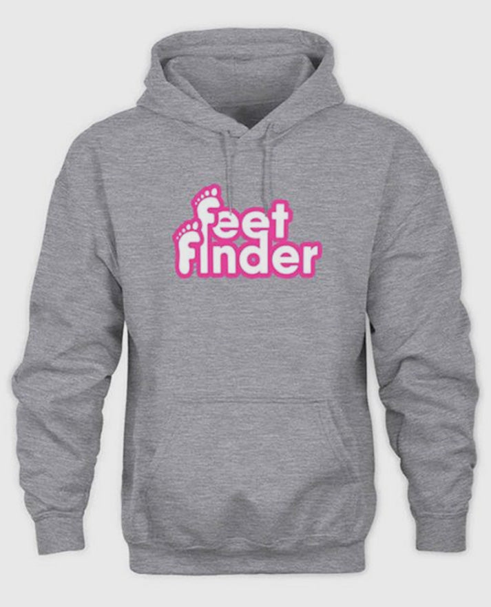 Feet Finder Gray Hoodie