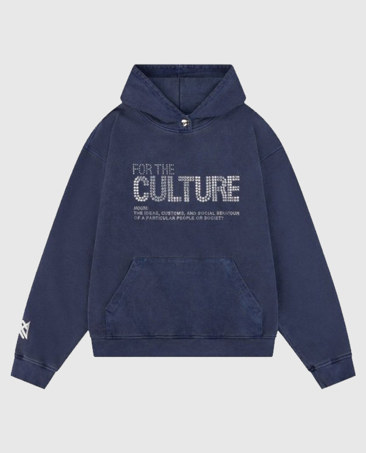 For The Culture Crystal Blue Hoodie