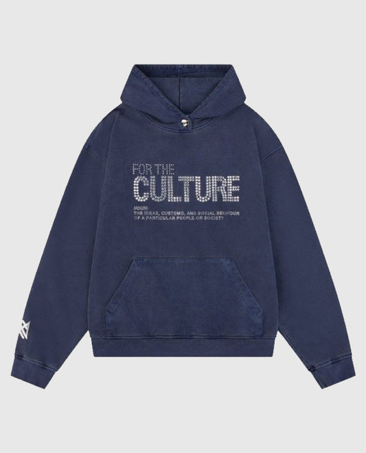 For The Culture Crystal Blue Hoodie