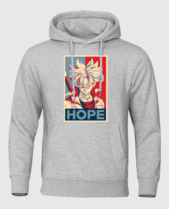 Future Trunks Gray Hoodie