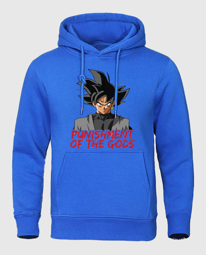 Goku Punishment of the Gods Blue Hoodie