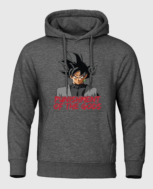 Goku Punishment of the Gods Gray Hoodie