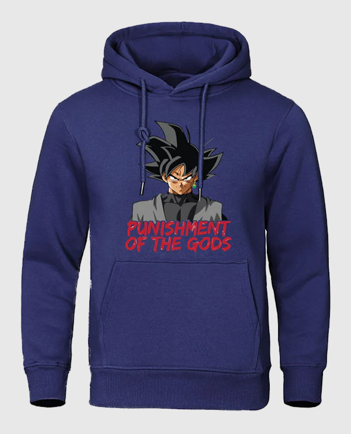 Goku Punishment of the Gods Navy Blue Hoodie