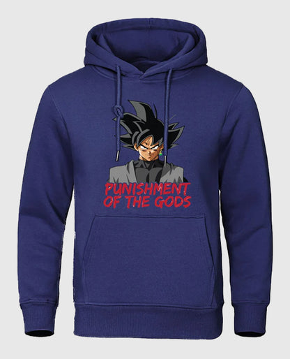 Goku Punishment of the Gods Navy Blue Hoodie