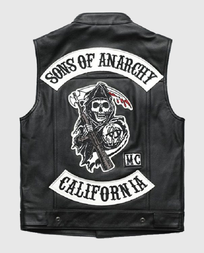 Jax Teller Sons of Anarchy Leather Vest