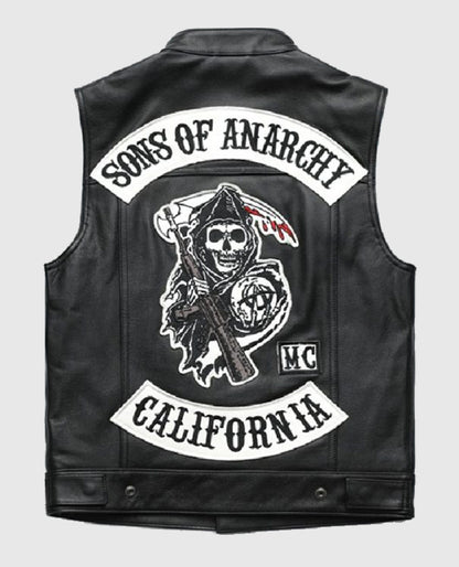 Jax Teller Sons of Anarchy Leather Vest
