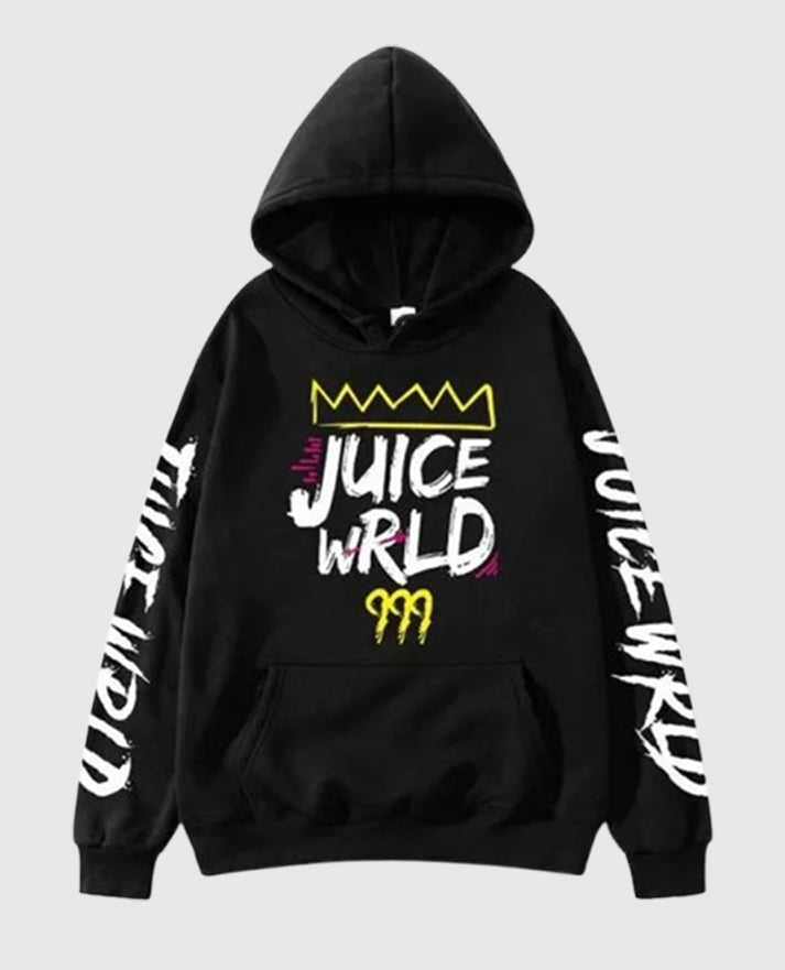 Juice WRLD 999 Black Pullover Hoodie