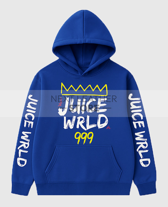 Juice WRLD 999 Blue Pullover Hoodie