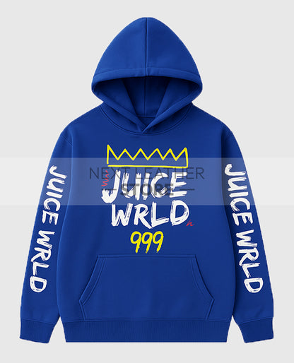Juice WRLD 999 Blue Pullover Hoodie