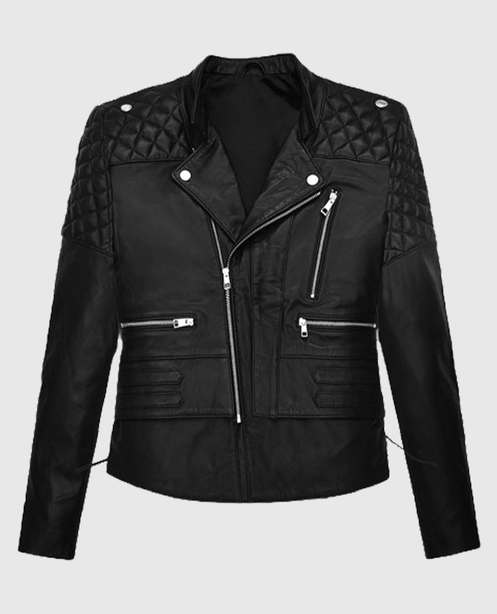 Kristen Stewart Black Leather Jacket