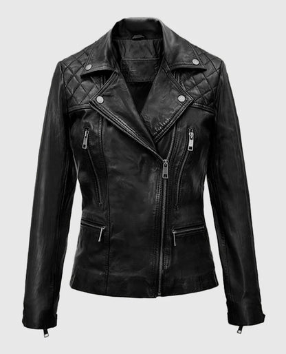 Lauren German Lucifer Black Leather Jacket